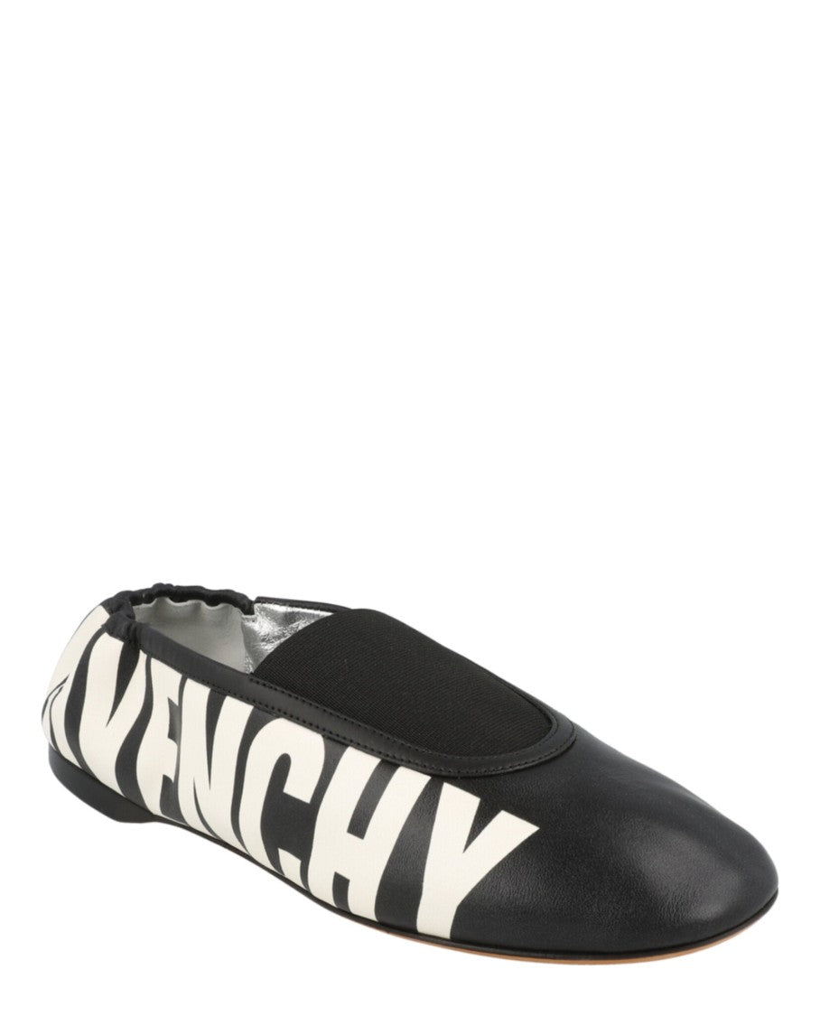 Givenchy Logo Graphic Ballet Flats