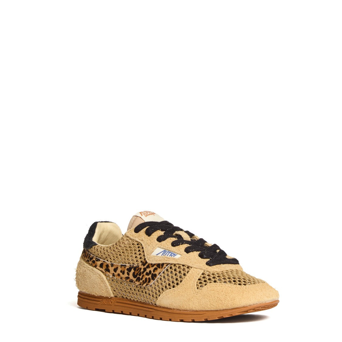 Autry Windspin Suede Animalier Running Sneakers