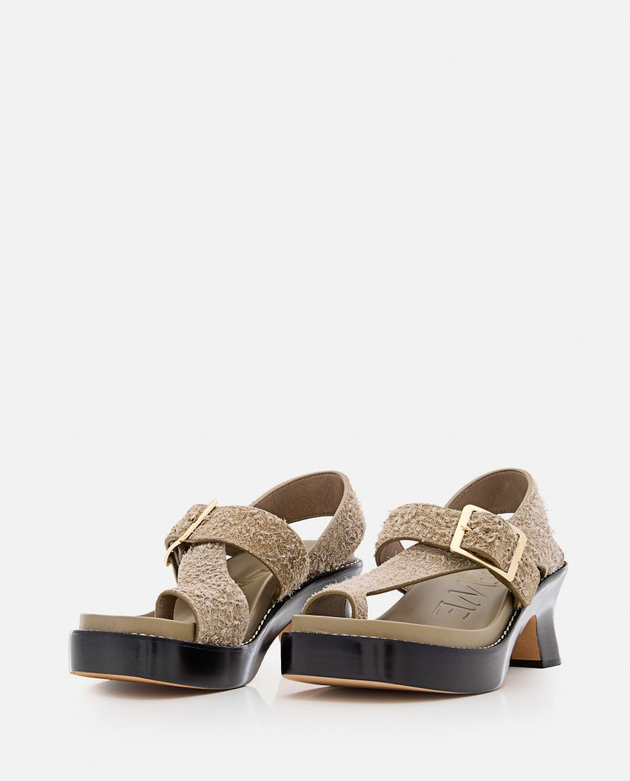 Loewe Ease Heel Sandal 90