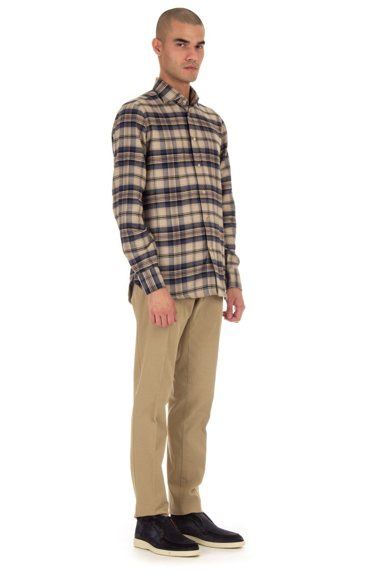 Borriello Check Flannel Shirt