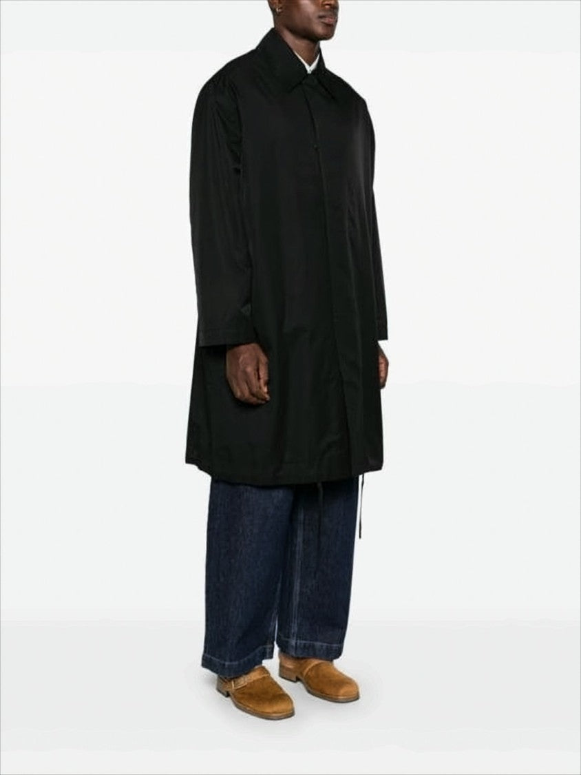 Studio Nicholson Minimalist Black Coat