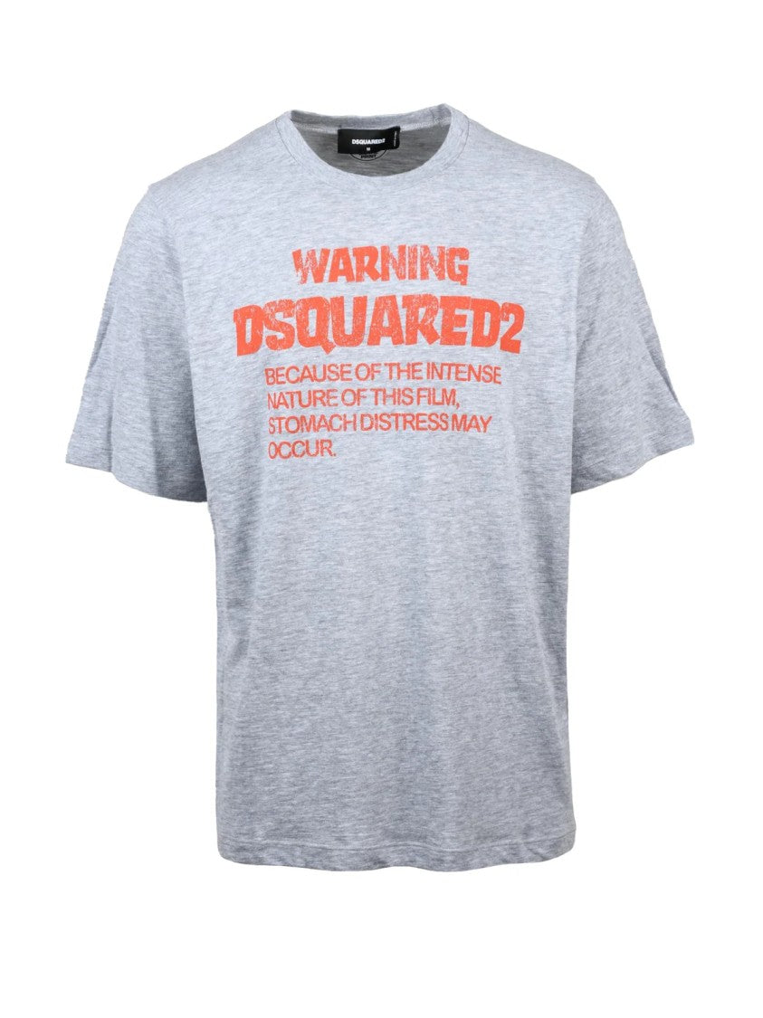 Dsquared2 Crew Neck T-Shirt In Soft Cotton-Viscose Blend
