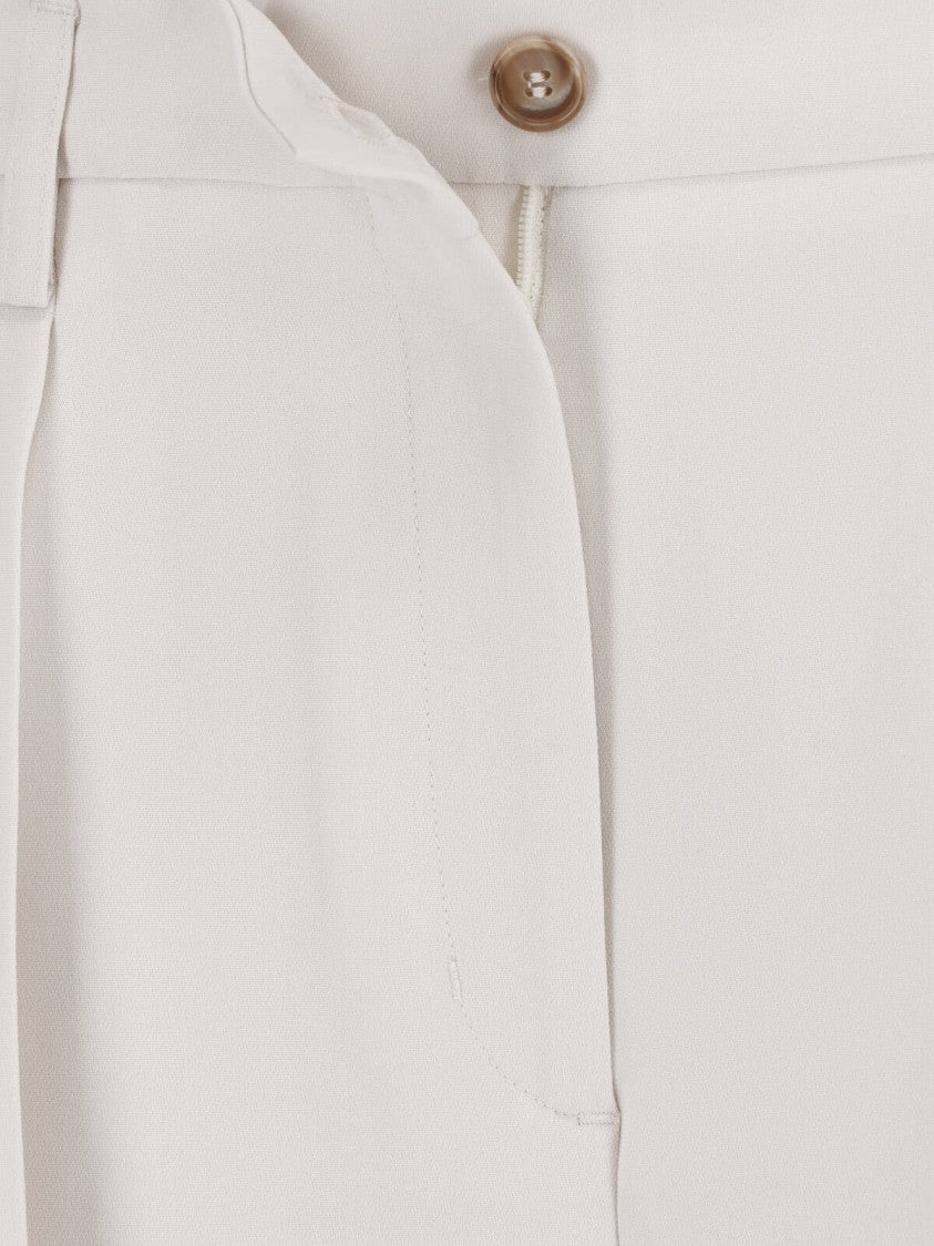Filippa K Cream Paloma Mid-Rise Wide Leg Trousers