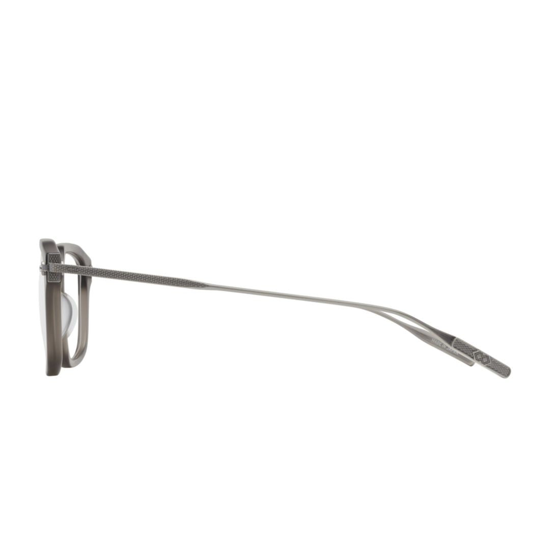 Barton Perreira Nolan Modern Square Frame Eyeglasses With Metallic Temples