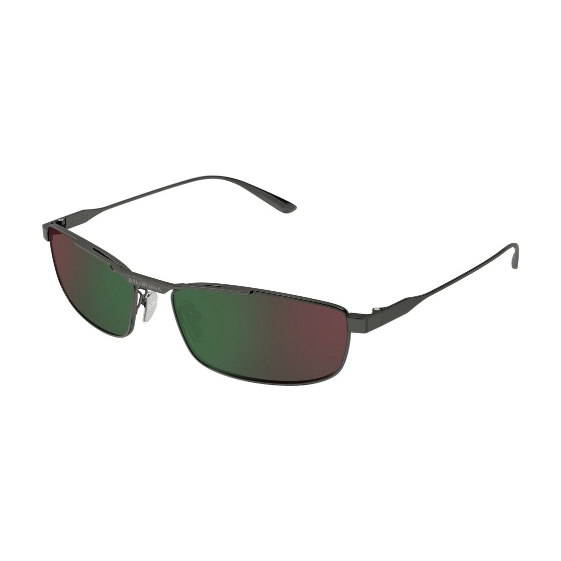 Balenciaga Bb0451s Rectangular Metal Sunglasses