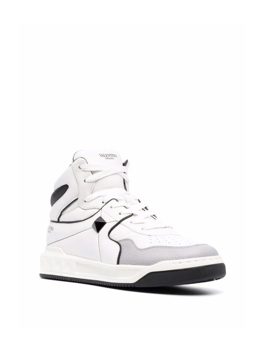 Valentino Garavani One Stud Mid-Top Sneakers
