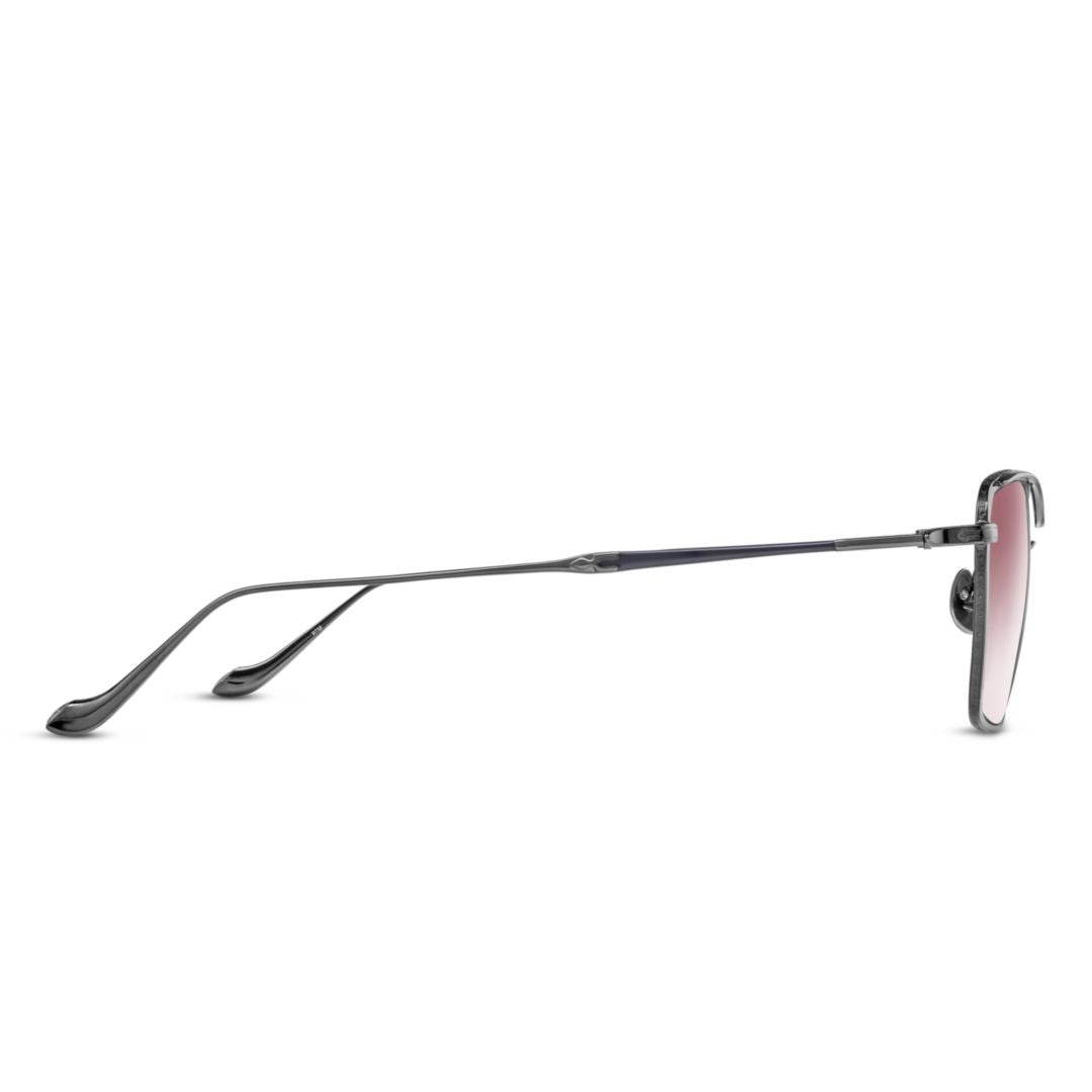 Matsuda M3147.Sg Rectangular Gradient Tint Sunglasses With Minimalist Metal Frame
