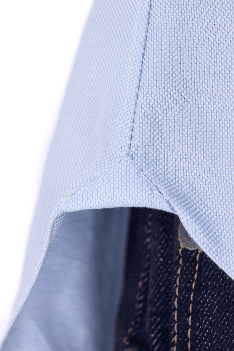 Barba Culto Line Oxford Button-Down Tailored Shirt