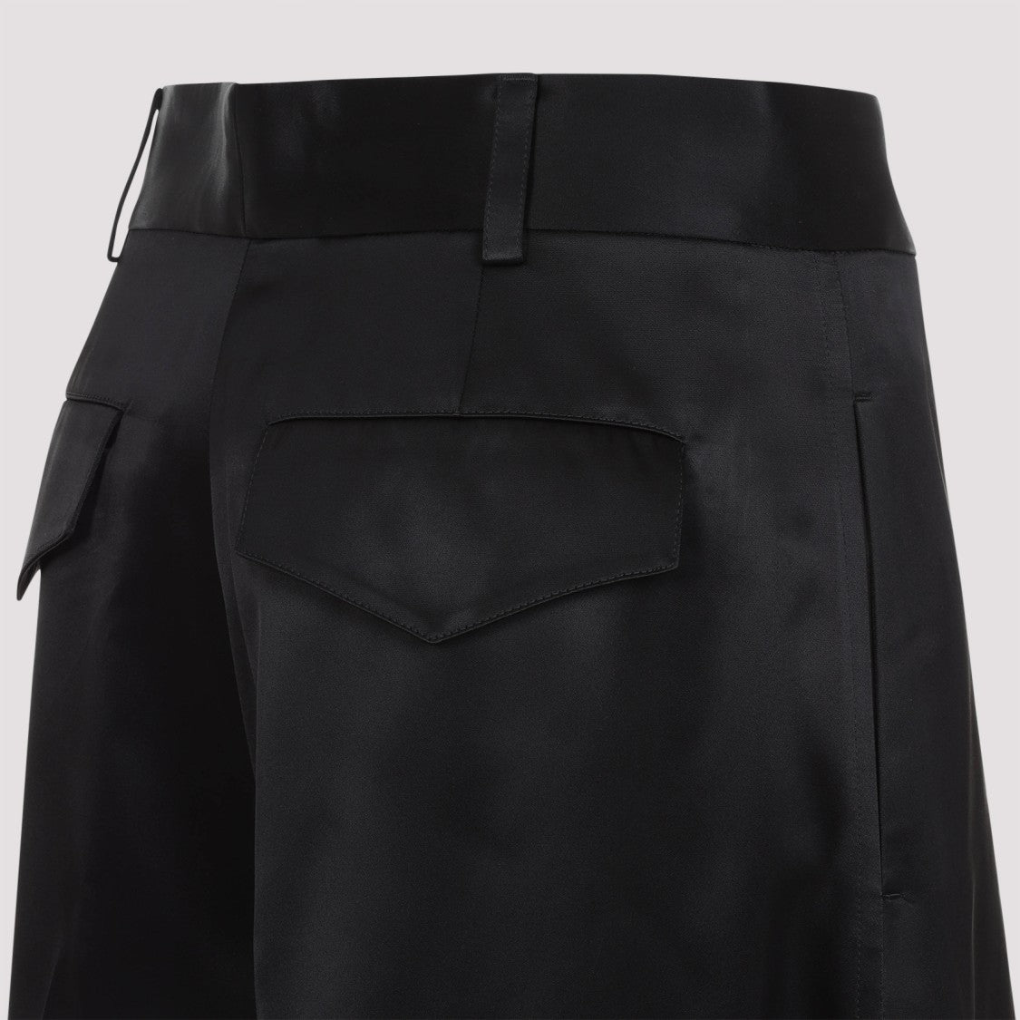 Jil Sander Black Viscose Pants