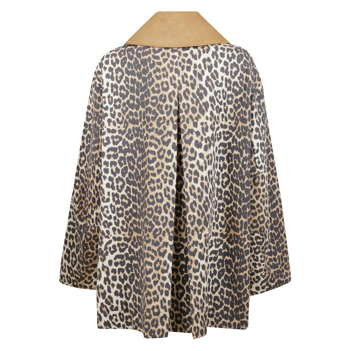 Ganni Leopard-Print Oversized Jacket