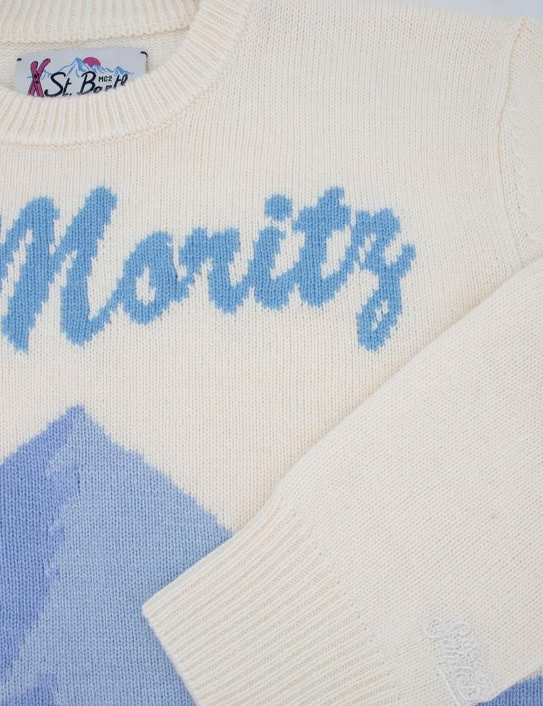 Mc2 Saint Barth Mountain-Print Fleece Sweatshirt