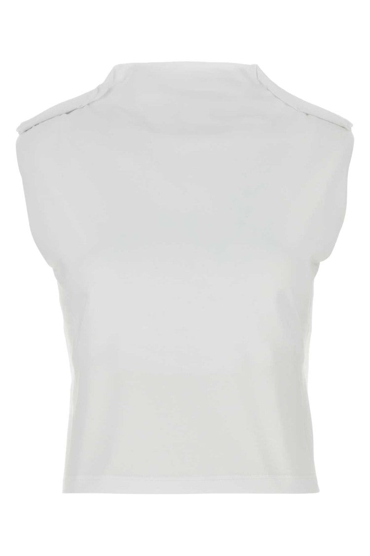 Armarium White Stretch Cotton Glenda Top