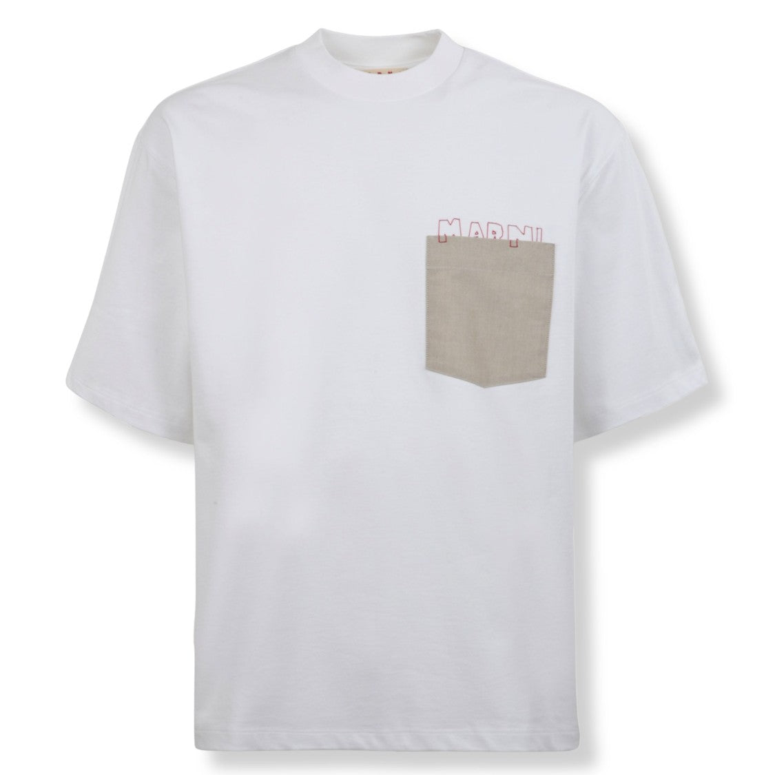 Marni Classic White T-Shirt With Round Neckline