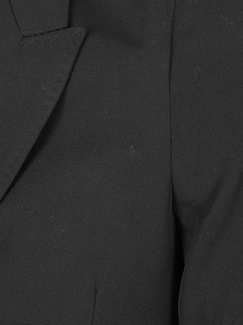 Maison Margiela Double-Breasted Wool Jacket With Wide Lapels And Tailored Finish