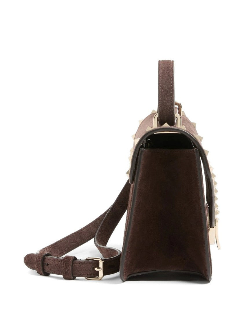 Valentino Rockstud Small Suede Shoulder Bag