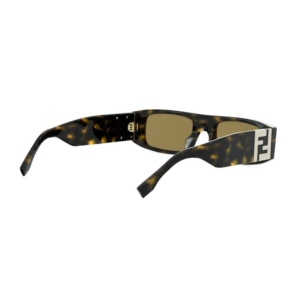 Fendi Ff Squared Oversized Rectangular Frame Sunglasses