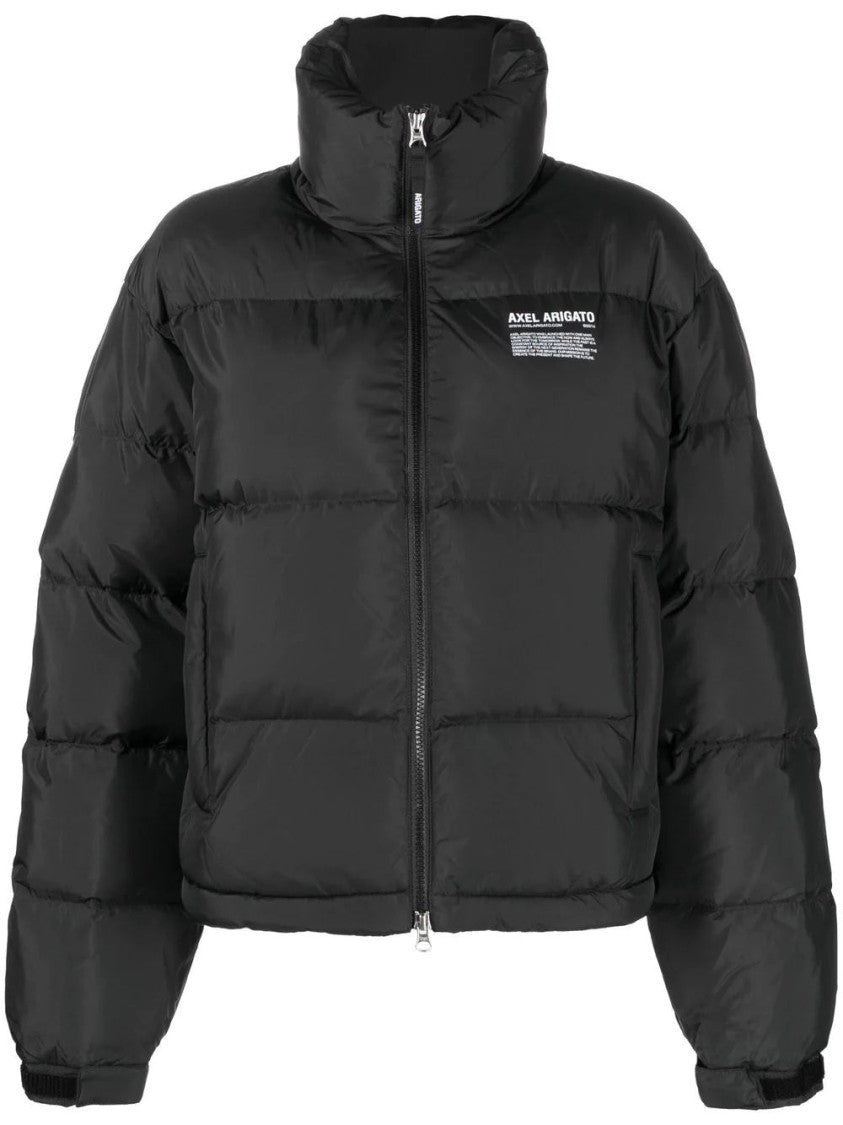Axel Arigato Boxy Silhouette Black Puffer Jacket