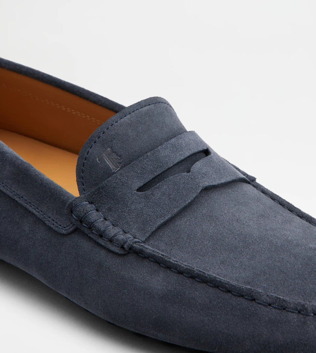 Tod's Suede Calf Leather Loafers