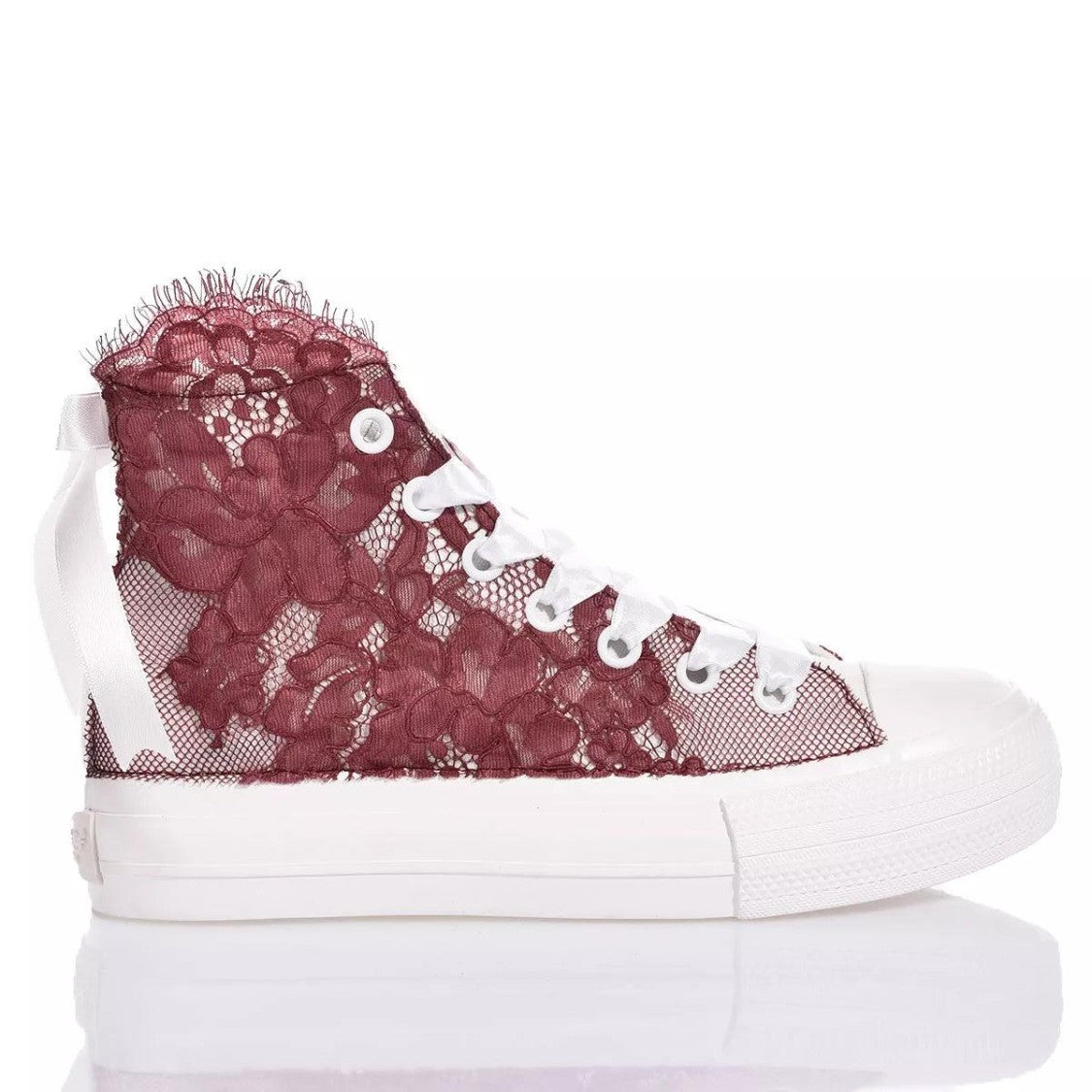 Mimanera Airlines Platform Red Amabel Sneakers