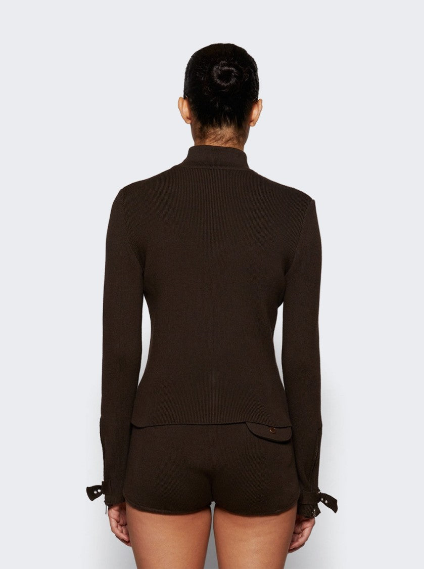 Magda Butrym Knitwear Sweater Brown