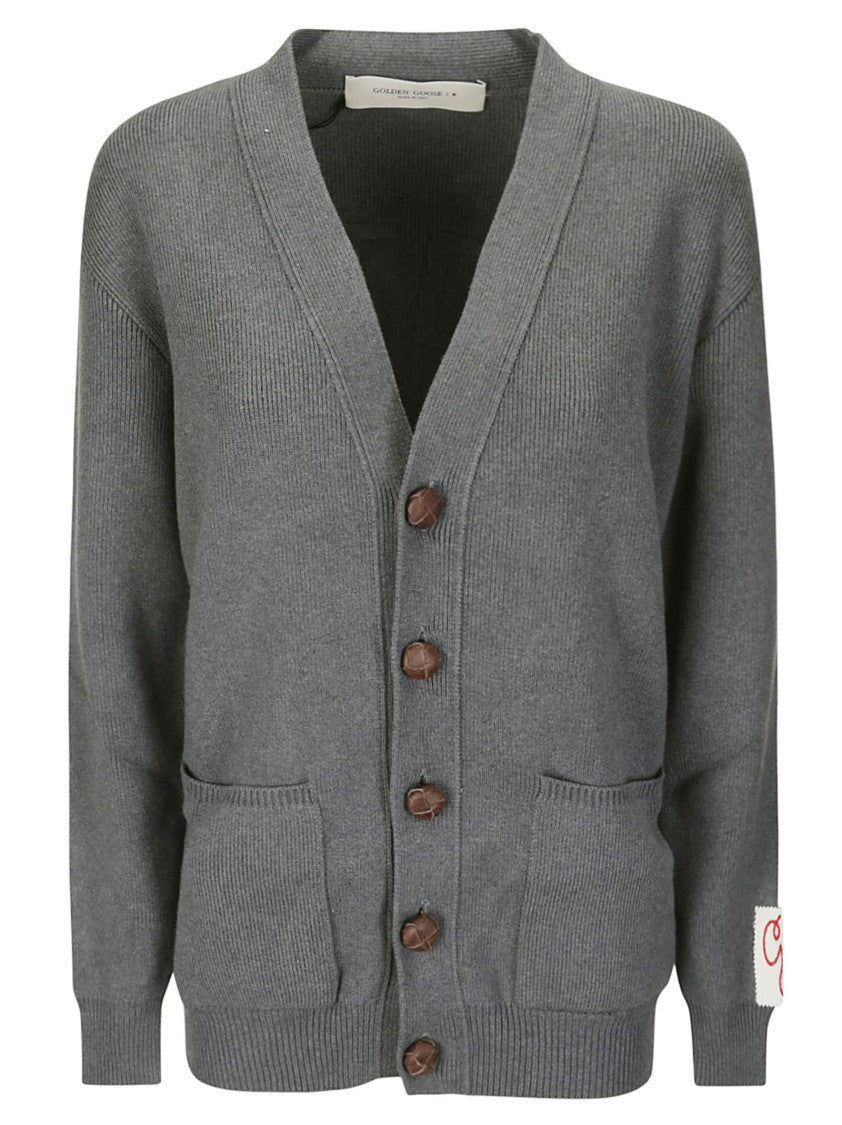 Golden Goose Ribbed Knit Cardigan