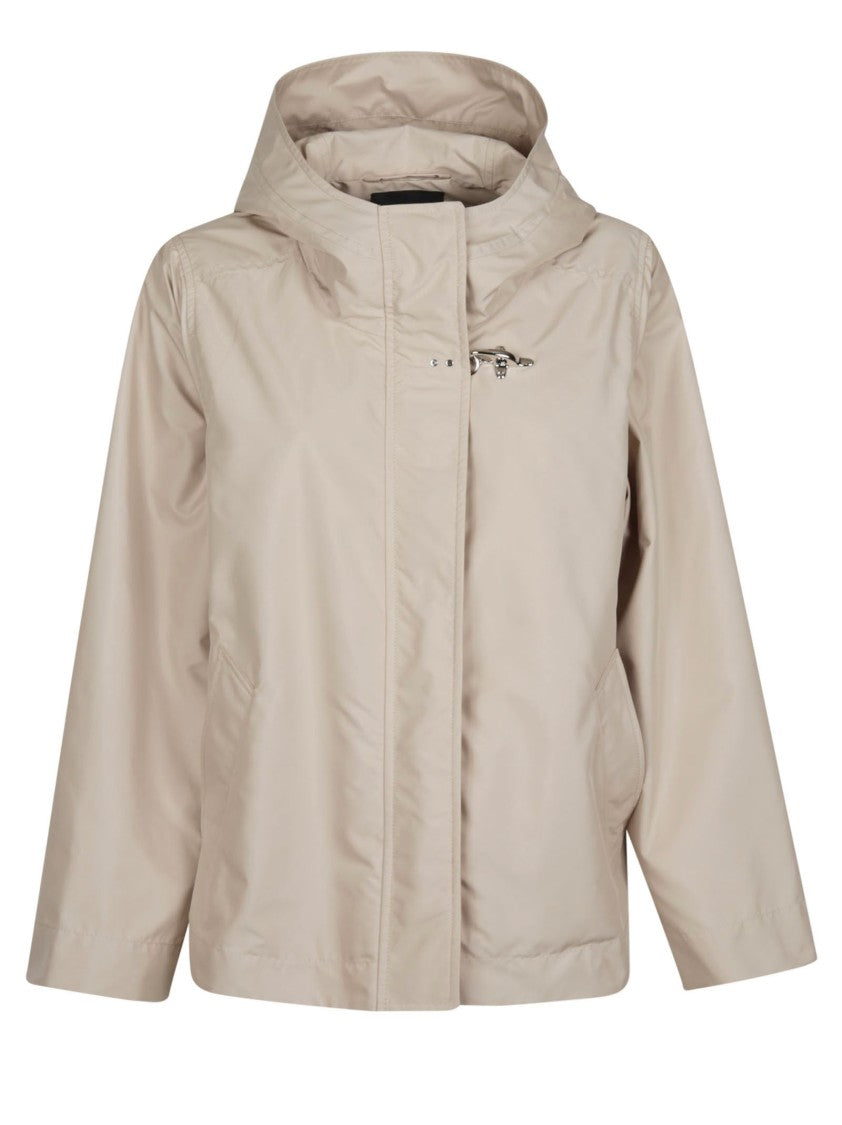 Fay Hood Short Hooded Zip Parka