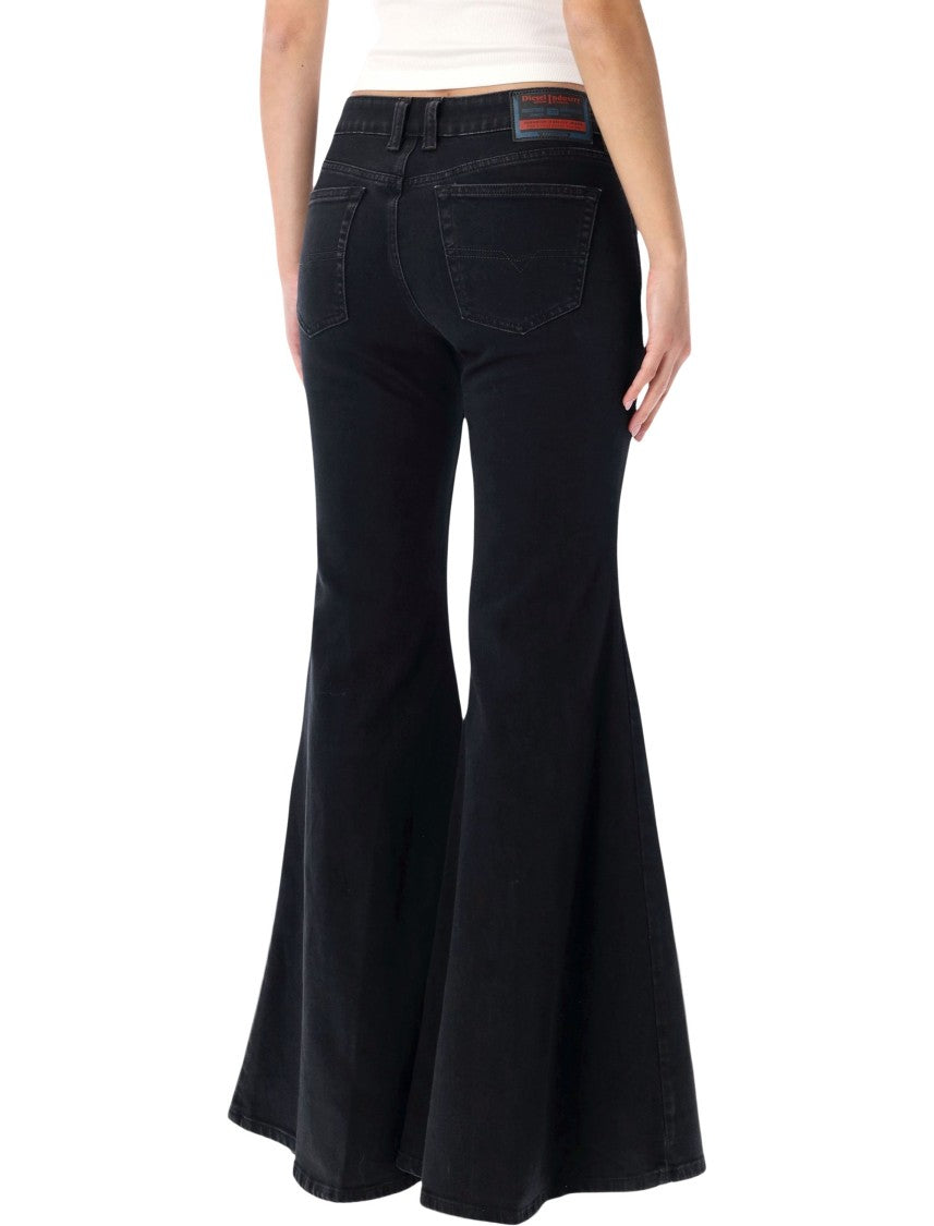 Diesel D Bleess Low Waisted Flare Jeans