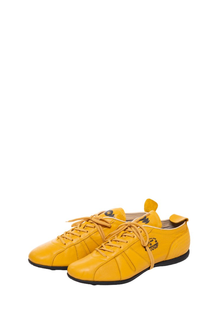 Pantofola D'oro Blue Soft Calfskin Padded Footbed Sneakers