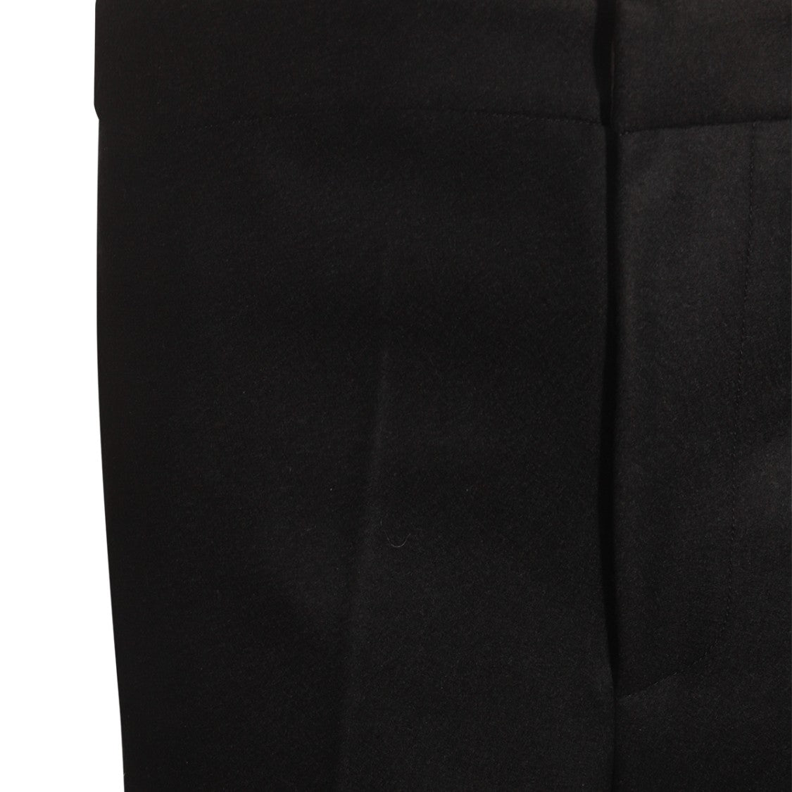Jil Sander Sleek Tailored Black Wool Trousers With Subtle Sheen