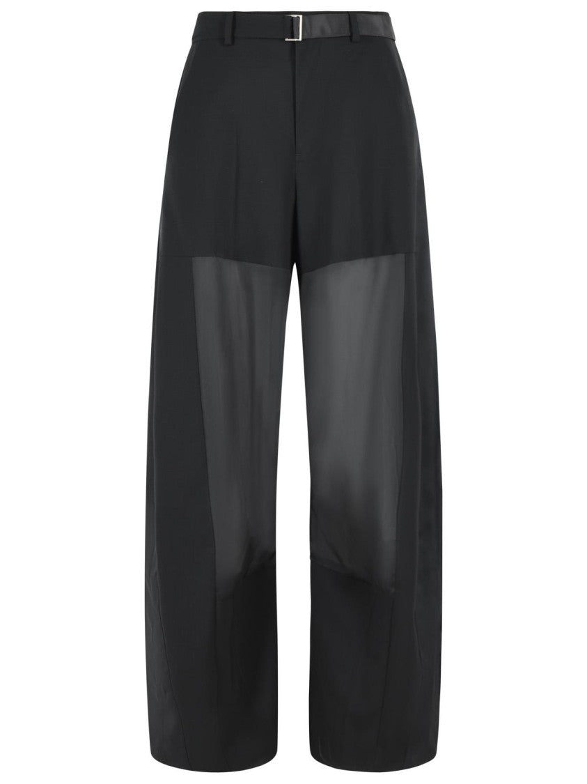 Sacai Black Wool Pants