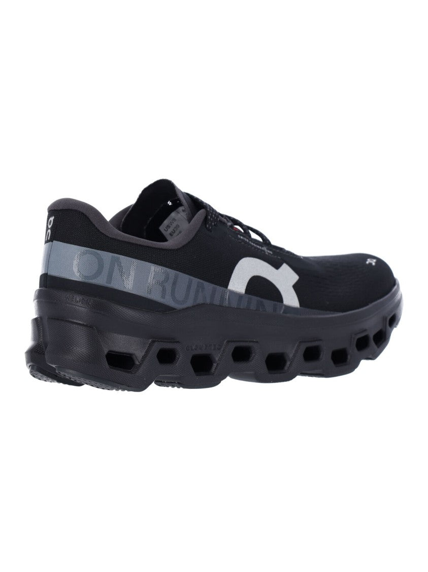 On Black Cloudmonster Fabric Sneakers