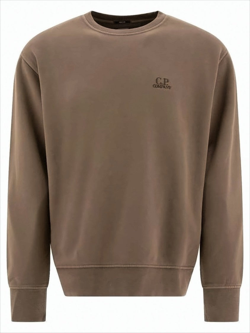 C.P. Company Relaxed Fit Cotton Sweatshirt With Subtle Logo