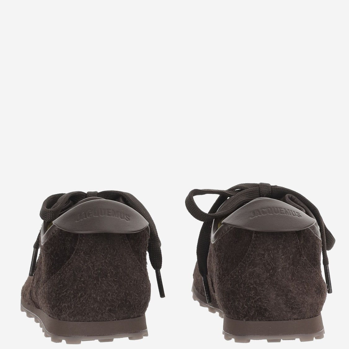 Jacquemus Suede Leather Sneakers With Tapered Toe