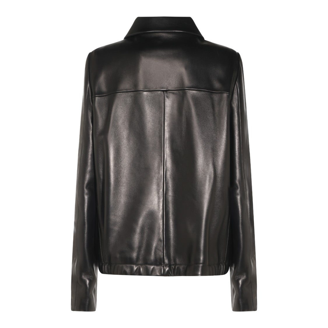Khaite Black Leather Jackson Jacket