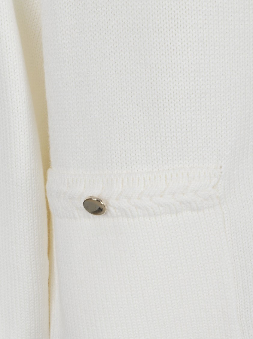 Fabiana Filippi Merino Wool Button Cardigan