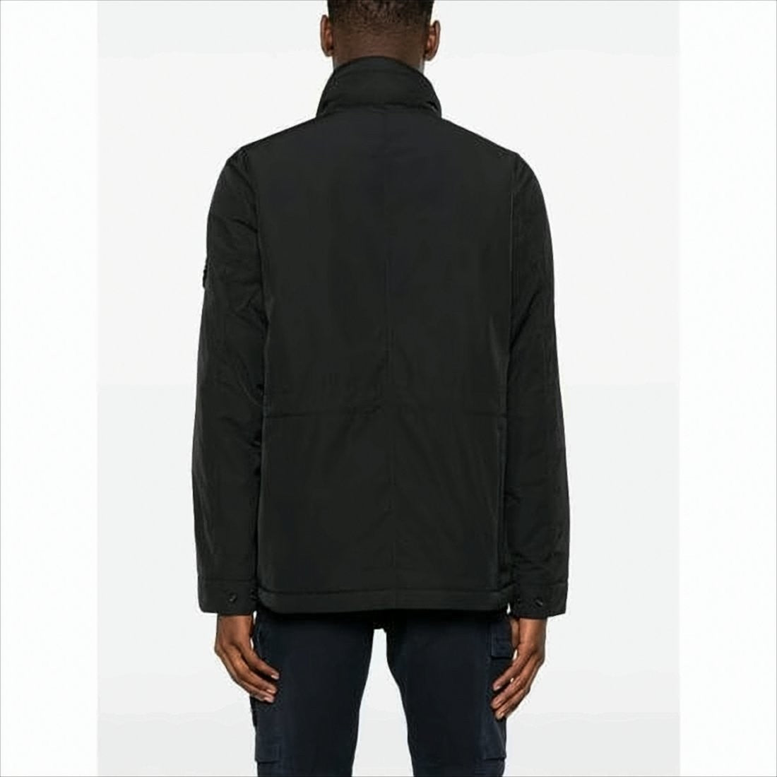Stone Island Padded Jacket With High Collar