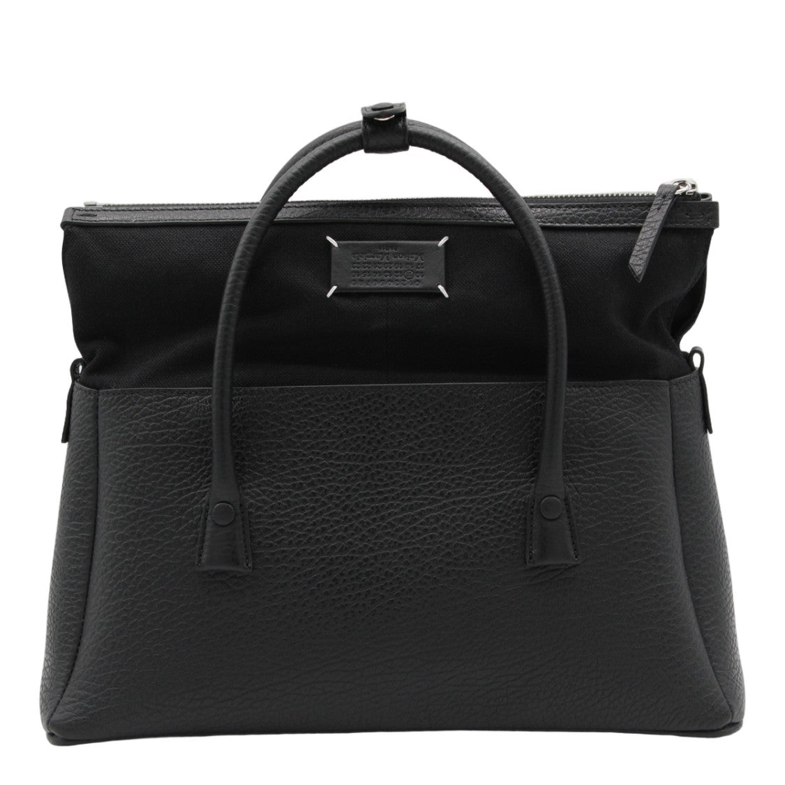 Maison Margiela Structured Handbag With Textured Leather