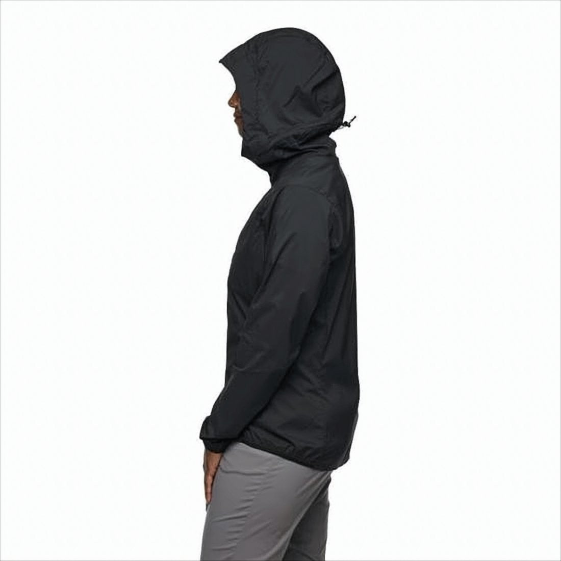 Black Diamond Streamlined Black Diamond Jacket With Full Zip And Hood