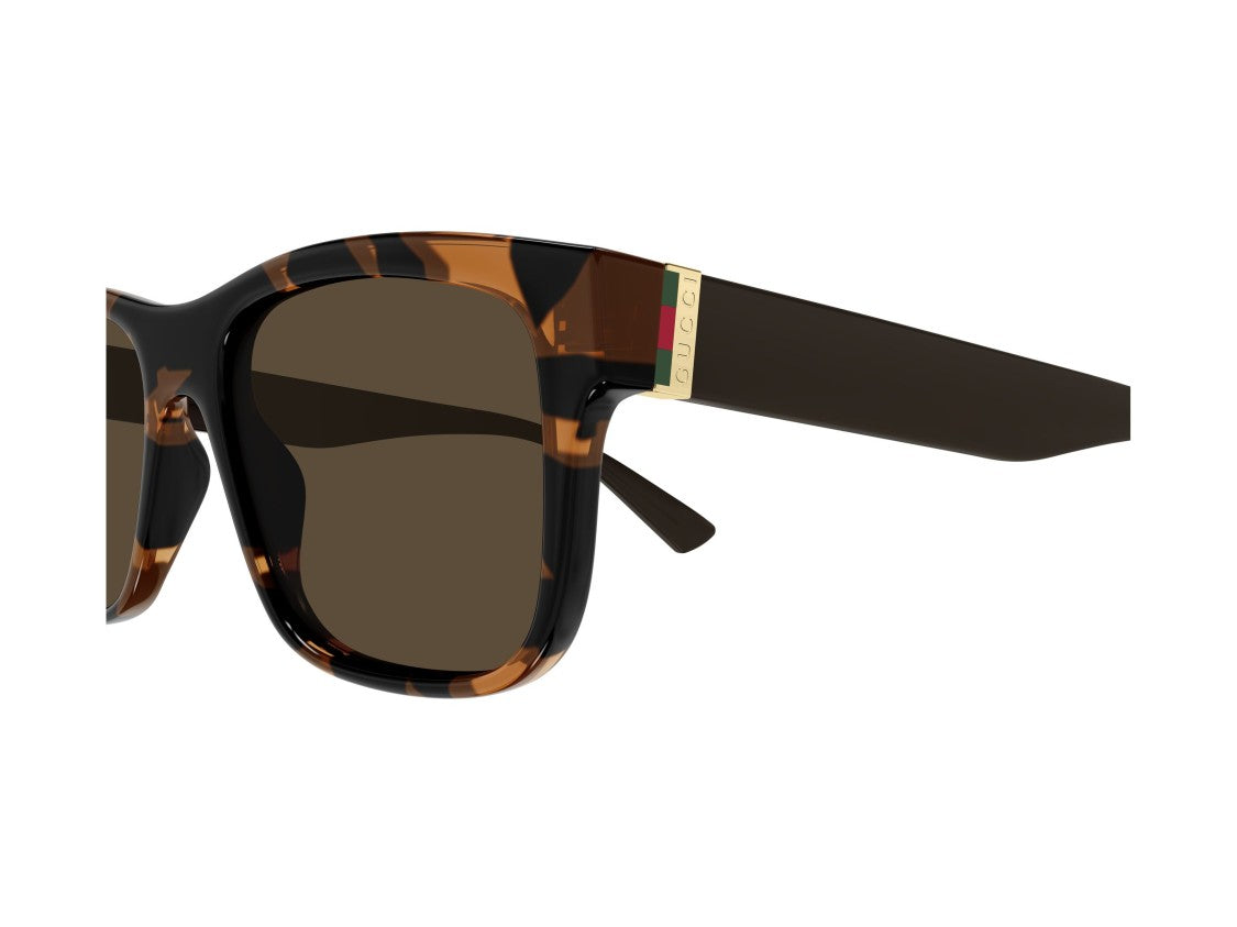 Gucci Tortoiseshell Gg2085s Square Sunglasses