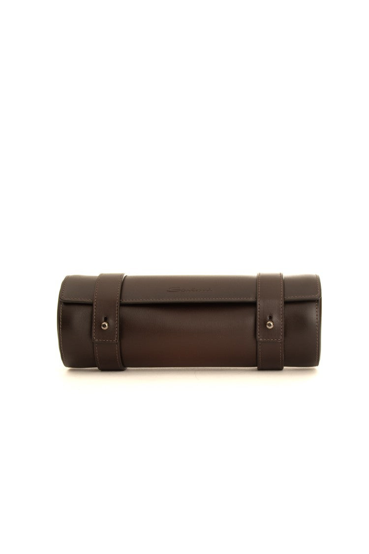 Santoni Leather Watch Case