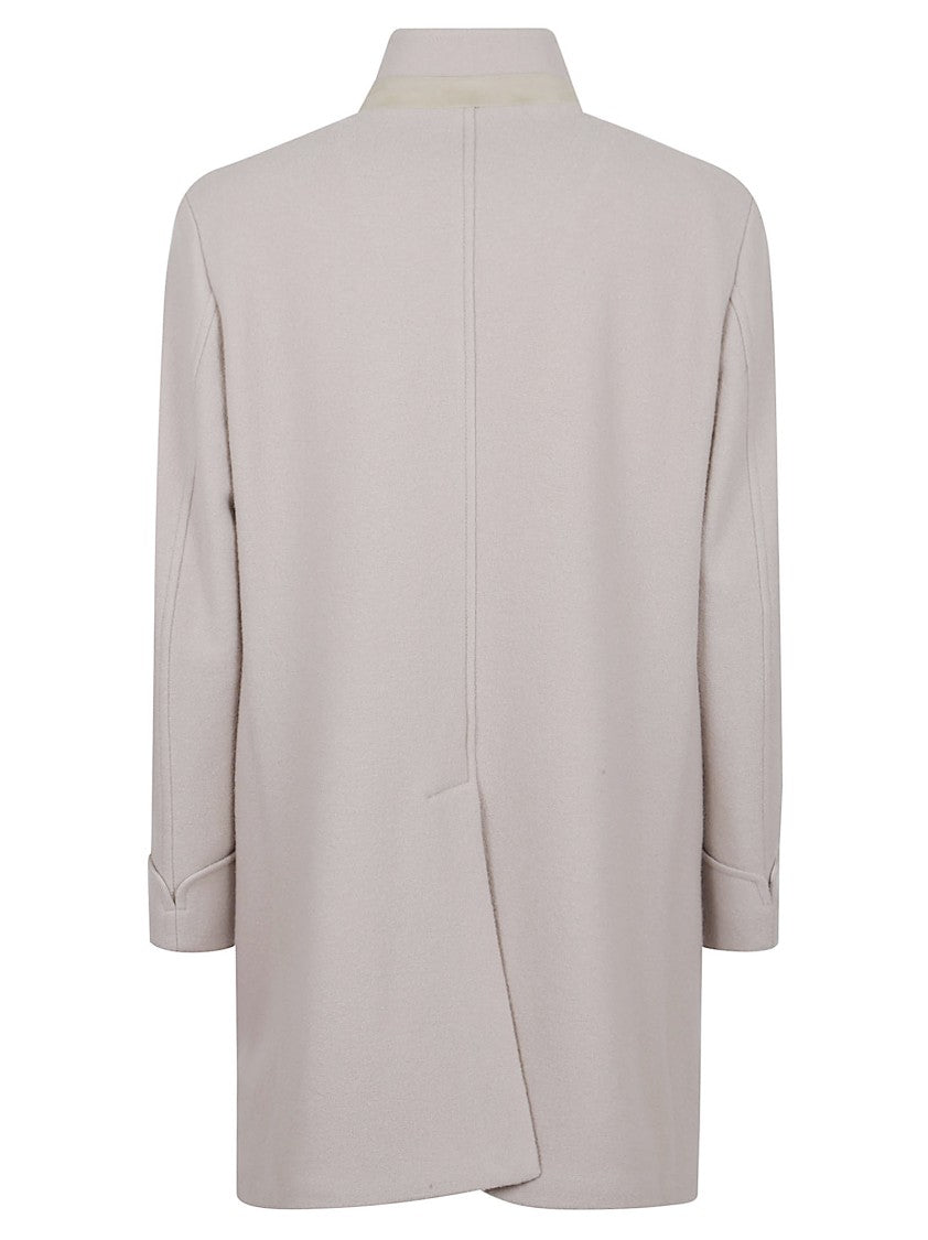 Eleventy Refined Stand Collar Coat