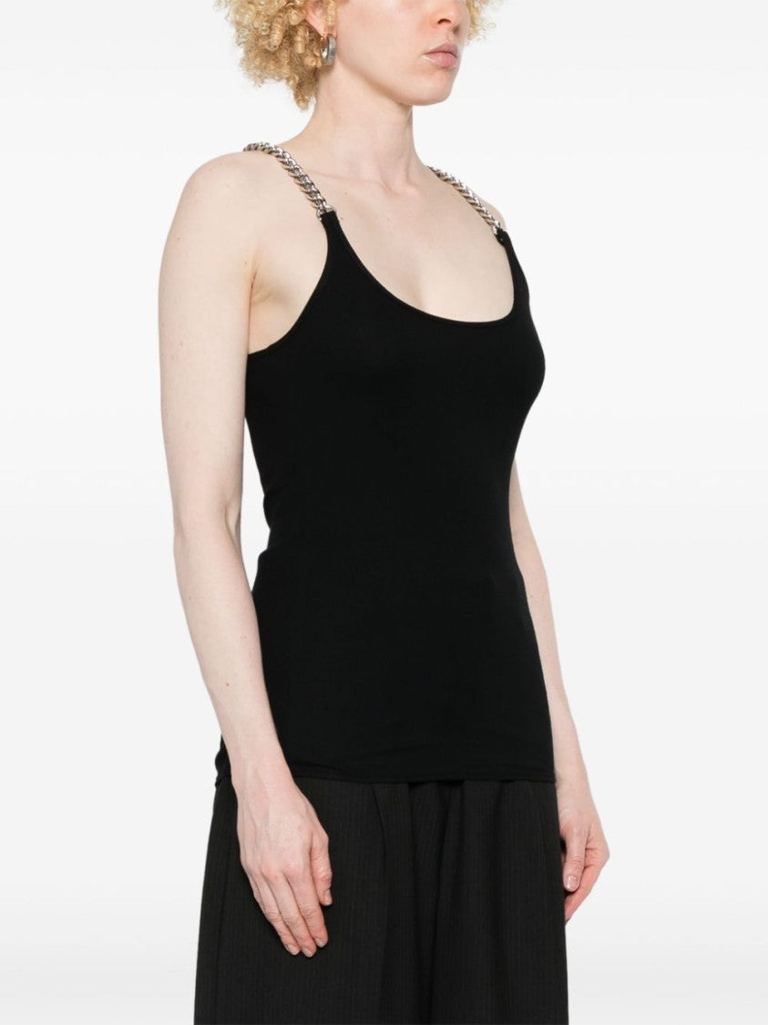 Stella Mccartney Sleeveless Top With Chain-Link Detailing