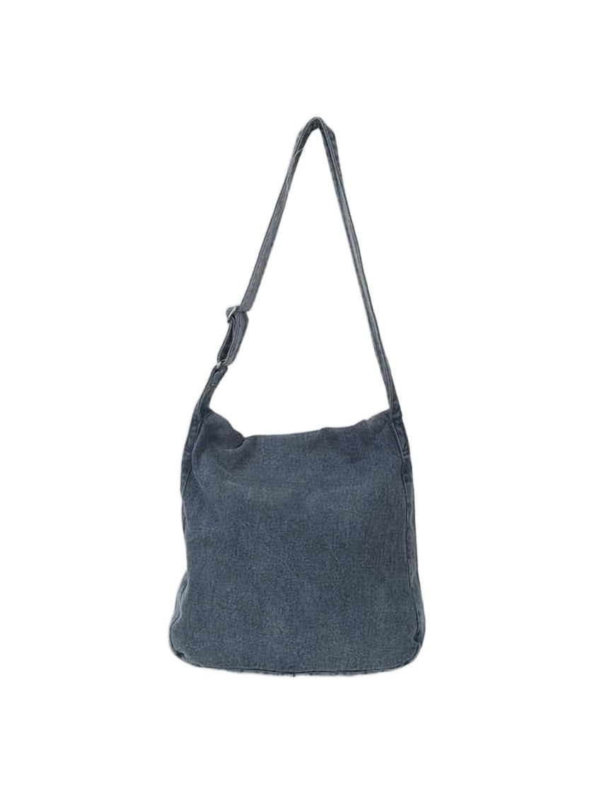 Our Legacy Indigo Wash Cotton Shoulder Bag