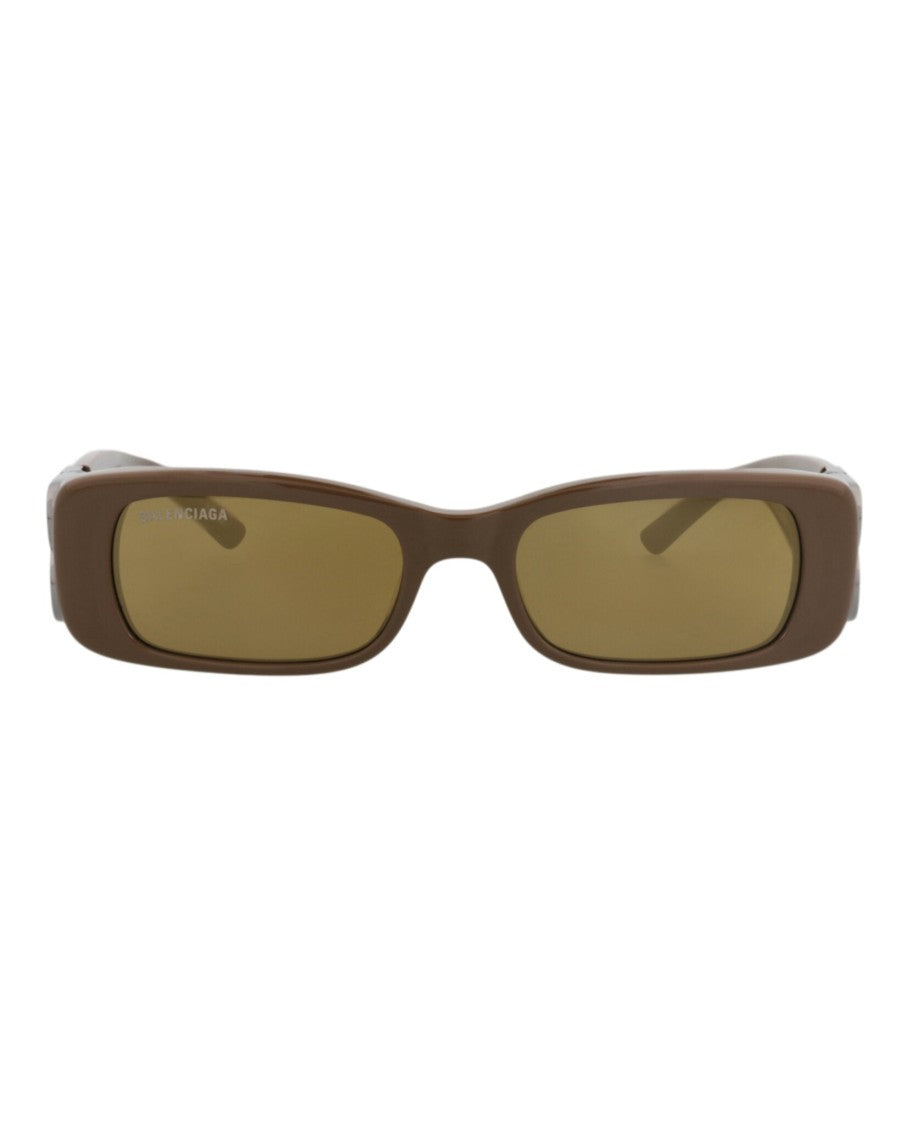 Balenciaga Square-Frame Recycled Acetate Sunglasses With Metal Accents