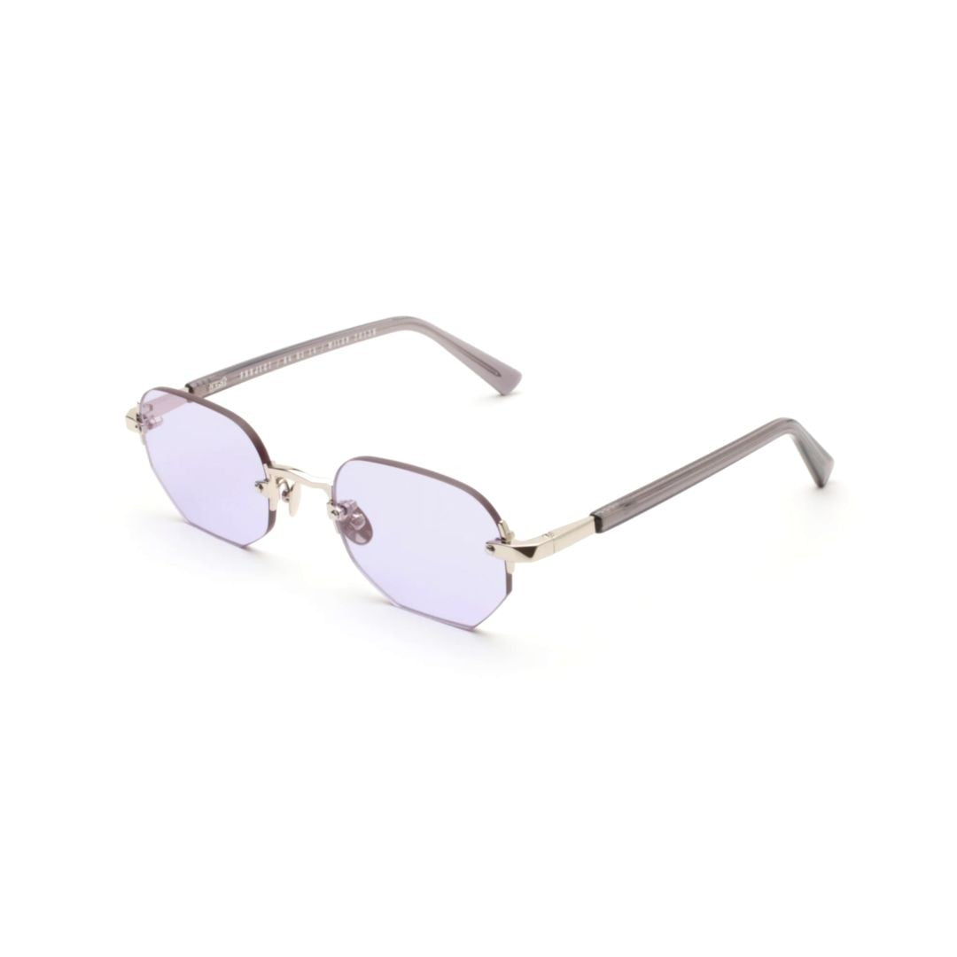 Gast Moonstone Octagonal Lens Sunglasses With Slim Metal Frame