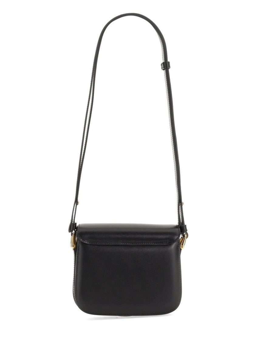 A.P.C. Grace Mini Gold-Tone Clasp Shoulder Bag