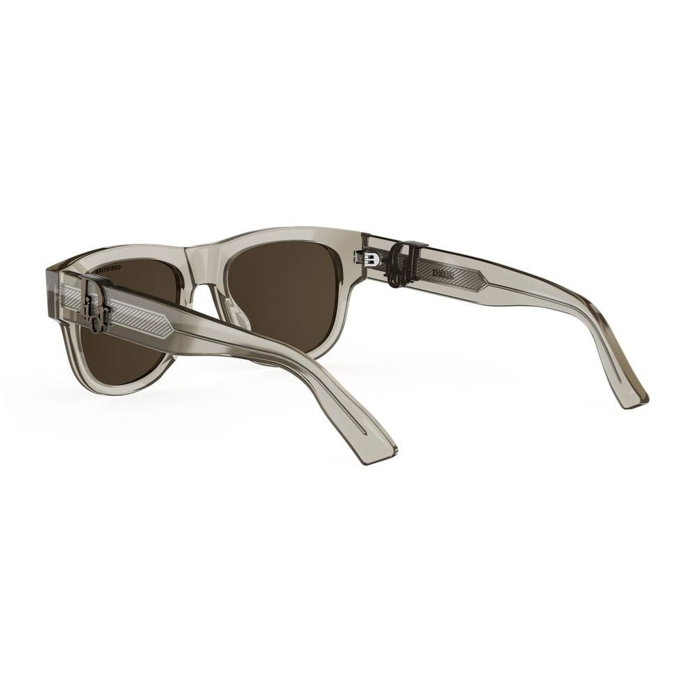 Dior Oblique S4i Transparent Beige Square Glasses