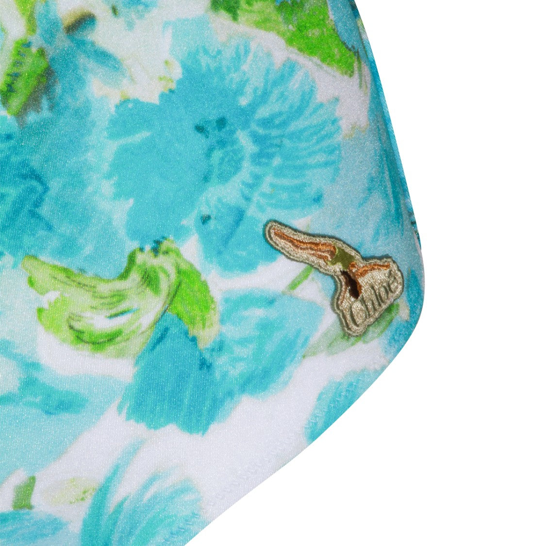 Chloé Floral-Print Sleeveless Bodysuit With Bow Detail