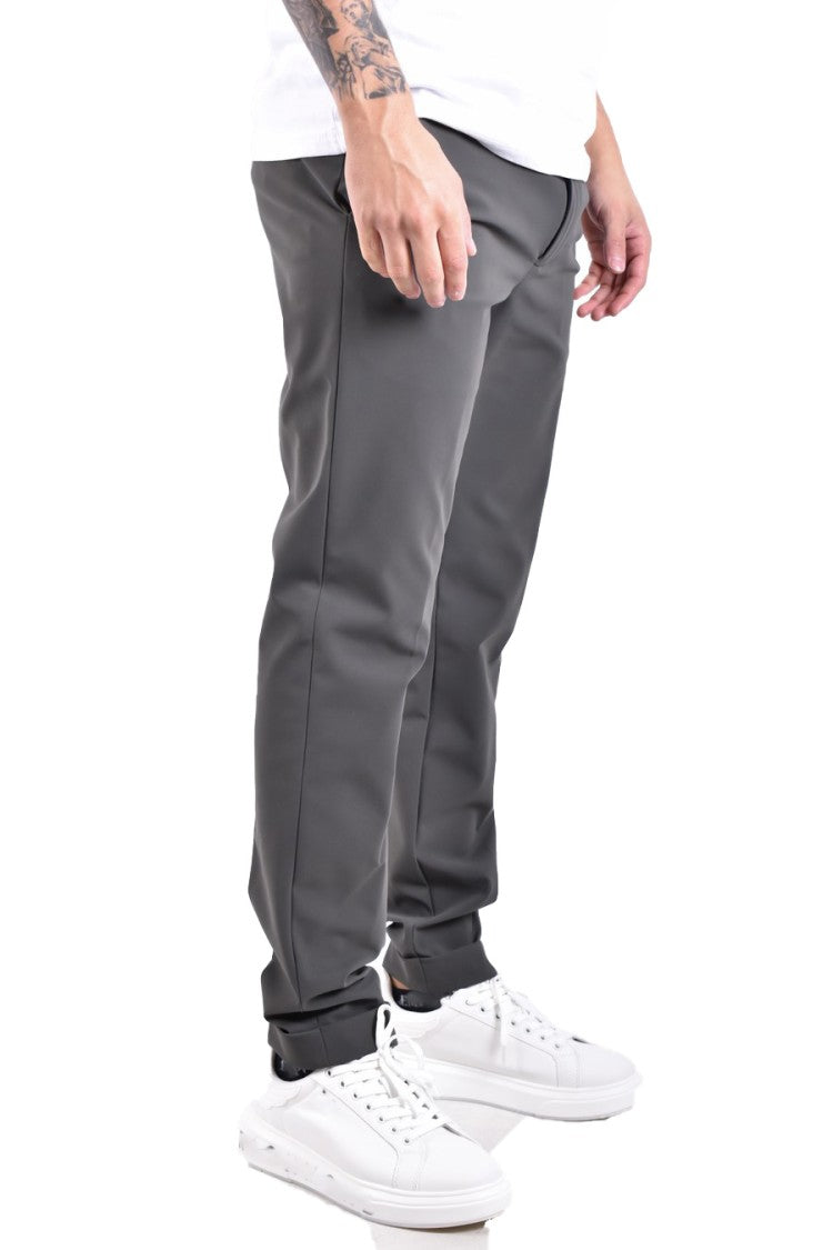 Rrd Tailored Green Trousers With Classic Waistband And Smooth Finish