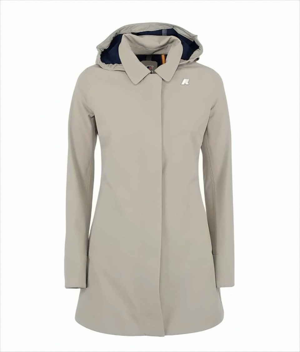 K-Way Streamlined Waterproof Coat With Hood